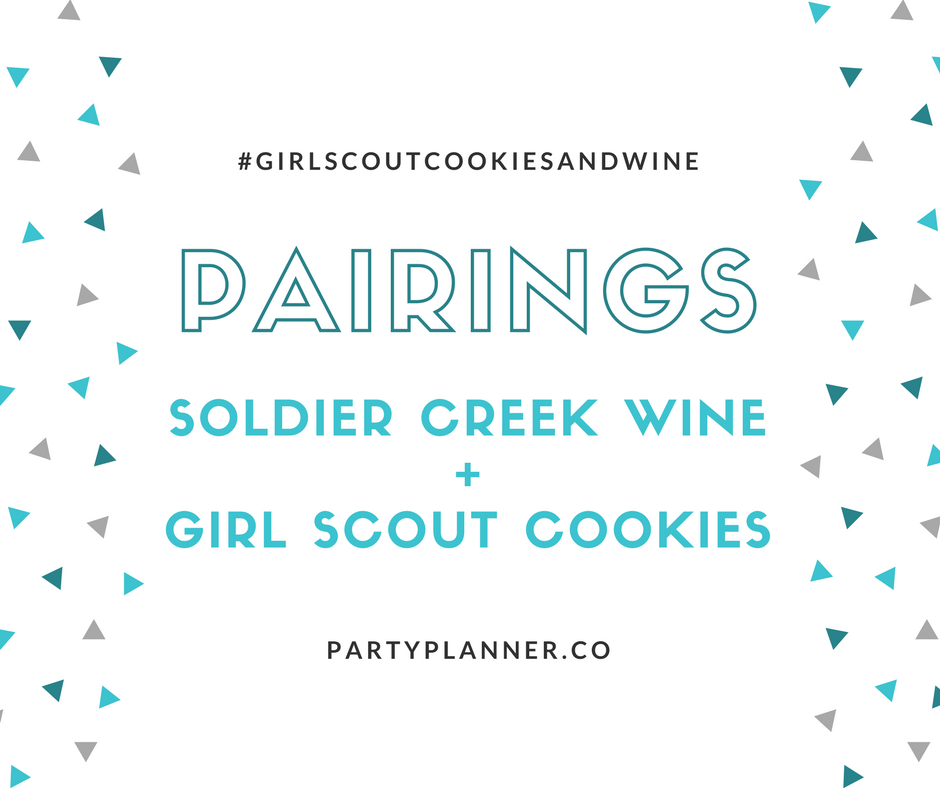 #girlscoutcookiesandwine graphic
